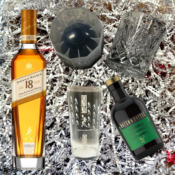 Johnnie Walker 18 Year Old Gift Pack – Greygoose Liquors