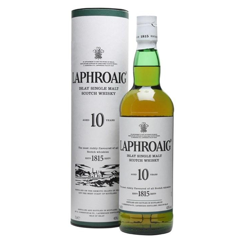 Laphroaig Scotch Single Malt 10 Year - 750ml