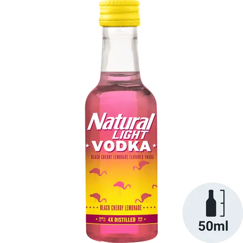 Natural Light Black Cherry Lemonade Vodka - 750ml