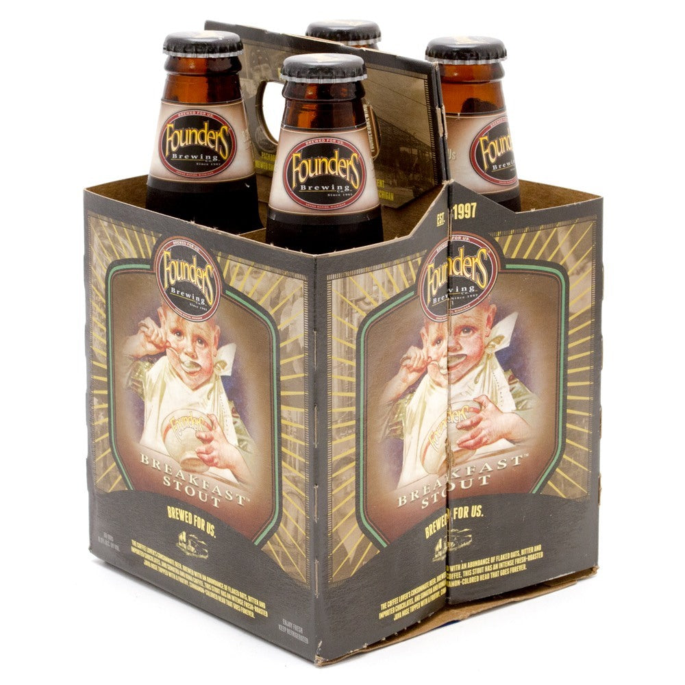 Founders Breakfast Stout, 4 Pack, 12 Ounce Bottles