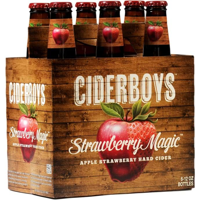 Ciderboys Hard Cider Strawberry Magic-6 PACK