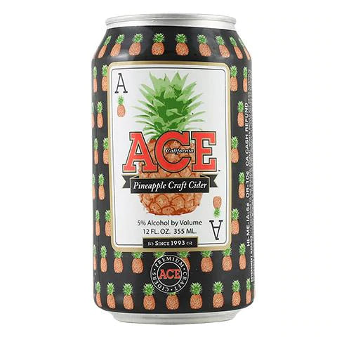 Ace Pineapple Hard Cider - 6 Pack 12 Ounce Can