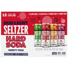 Bud Light Seltzer Soda Variety 12 Pack , 12 Ounce Can