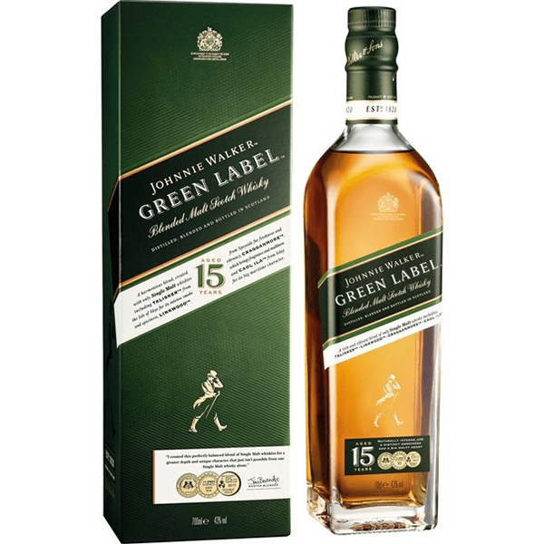 Johnnie Walker Scotch Green Label - 750ml