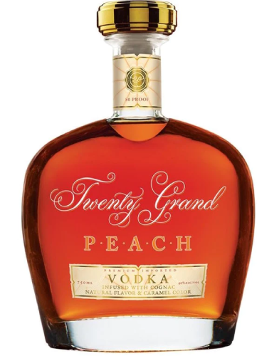 Twenty Grand Peach Vodka Cognac - 750ml