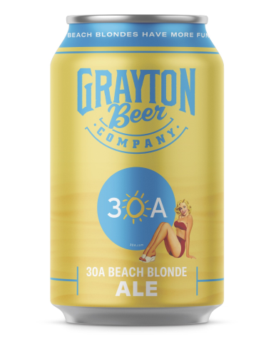 Grayton 30A Beach Blonde -6Pack cans