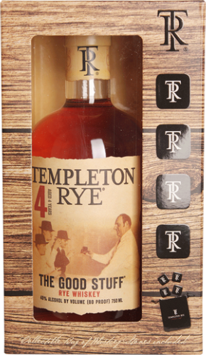 Templeton 4YR Rye Gift Box 750ml