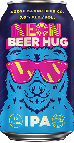 Goose Island Neon Beer Hug 750ml