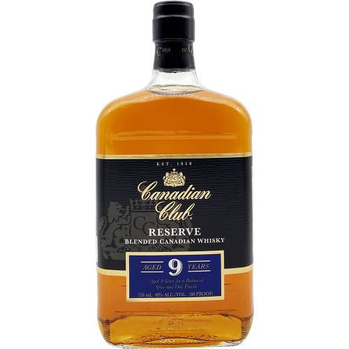 Canadian Club Whisky 9 Year Reserve  - 750ml