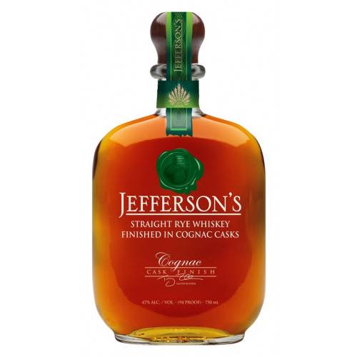 Jefferson's Straight Rye Whiskey Finished In Cognac Cask - 750ml