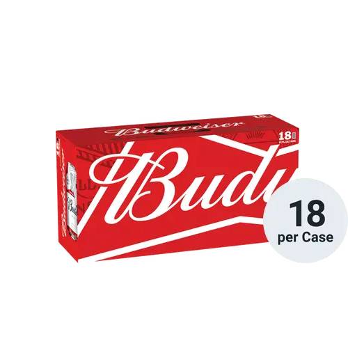 Budweiser 18 Pack, 12 Ounce Can