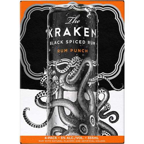 Kraken Rum Punch - 4 Pack