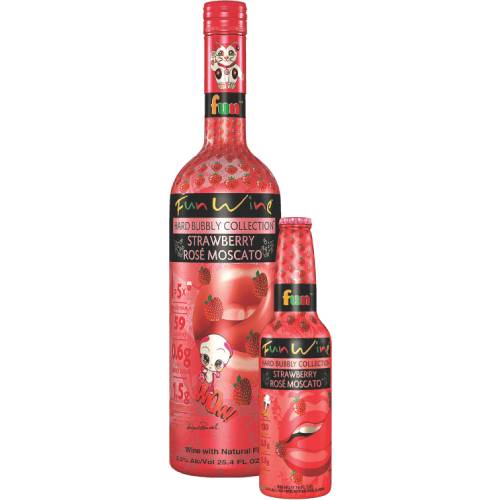 Fun Wines Strawberry Rose Moscato - 750ml