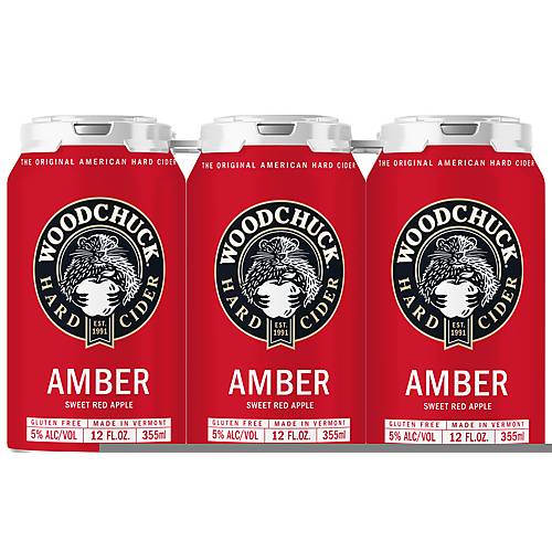 Woodchuck Amber Sweet Red Aple 6PK