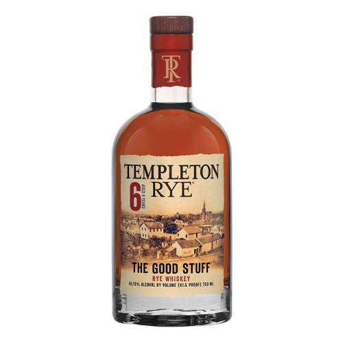 Templeton Rye Whiskey Aged 6 Year - 750ml