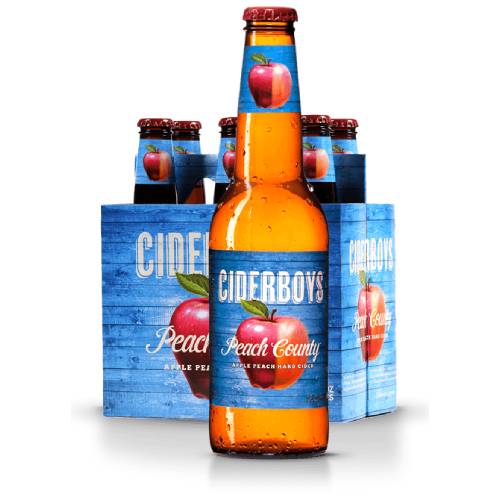 Ciderboys Peach County Hard Cider-6 PACK