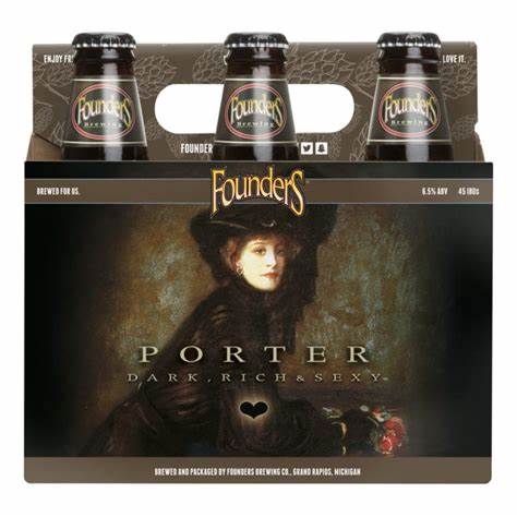 Founders Porter, 6 Pack 12 Ounce Bottles