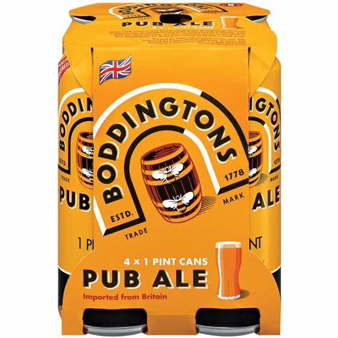 Boddingtons Pub Ale - 4 Pack 16 Ounce Can