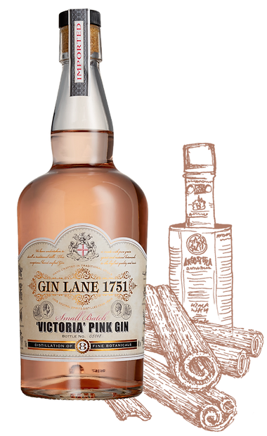 Gin Lane 1751 Victoria Pink Gin -750ml