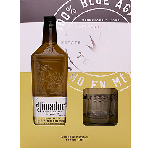 El Jimador Tequila Reposado W/Gls - 750ml