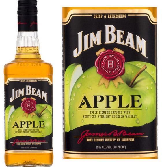 Jim Beam Bourbon Apple - 750ml