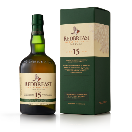 RedBreast Irish Whiskey Aged 15 Years - 750ml