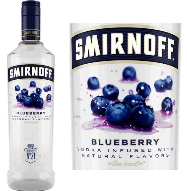 Smirnoff Vodka Blueberry 750ml