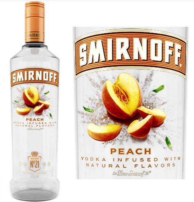 Smirnoff Vodka Peach 750ml