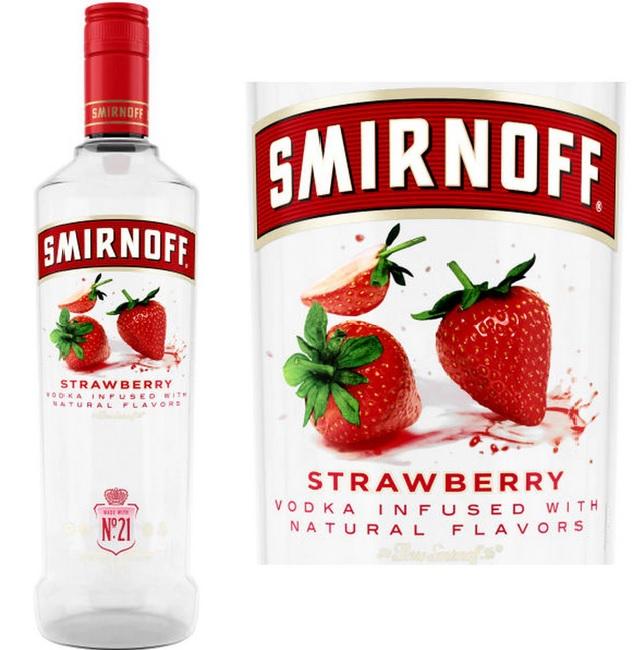 Smirnoff Vodka Strawberry 750ml