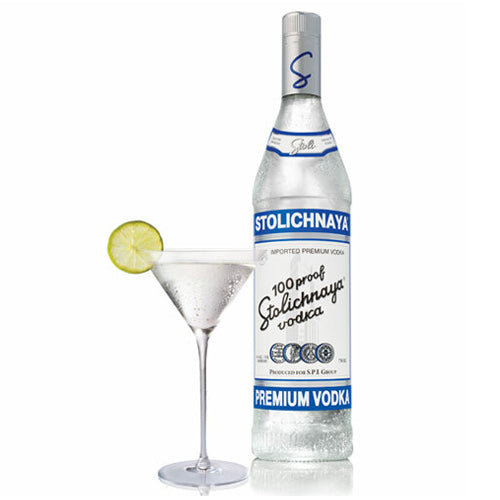 Stolichnaya Vodka 100 750ml